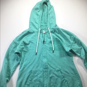 Toms Teal Sports Sweater Hoodie